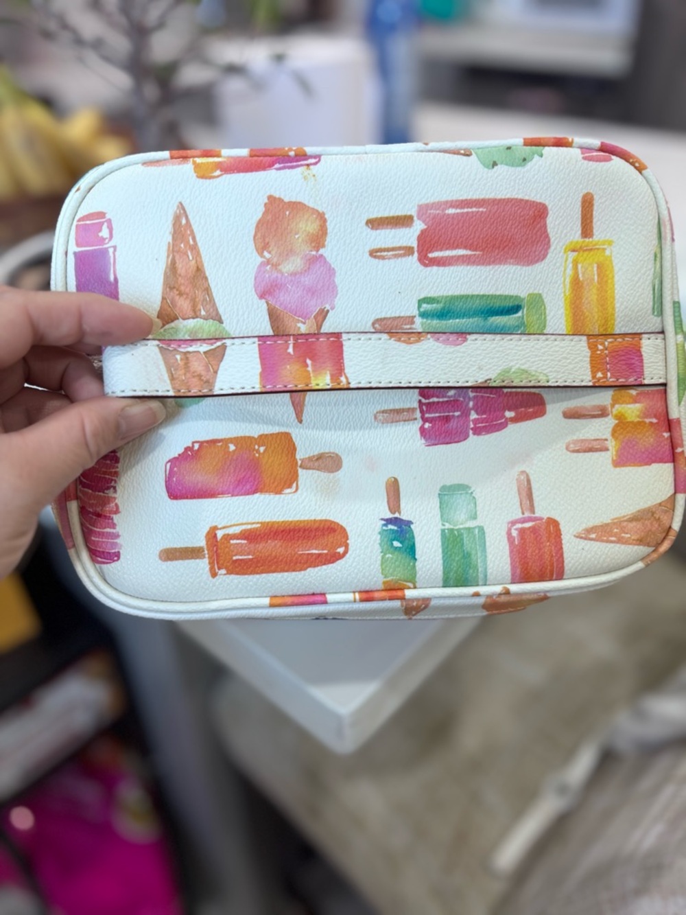 ❤️rare❤️ Kate spade new york ice cream popsicle flavour of the month make up bag - Picture 2 of 12